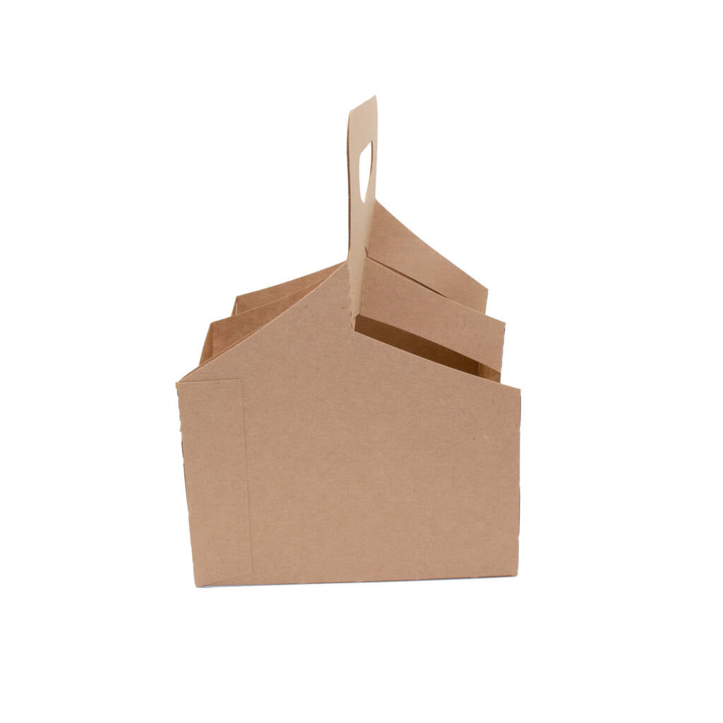 4 Cup Handled 12-24 oz. Drink Carrier – 250/Case