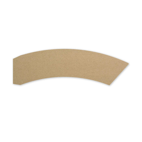 Kraft Brown, Embossed: Unprinted Cup Sleeves - Second Image