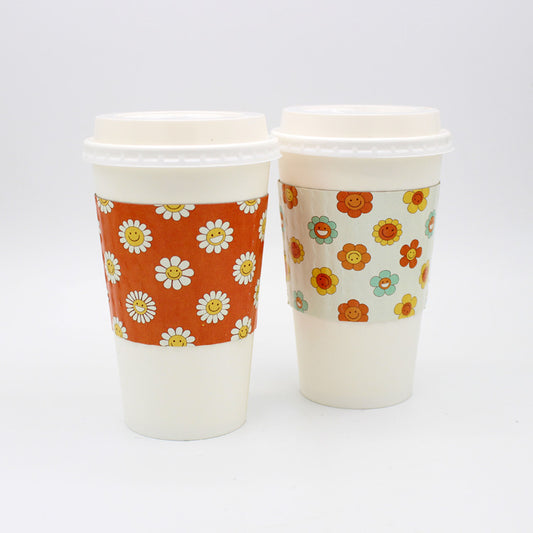 Flower Power Coffee Sleeves