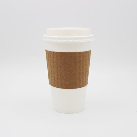 Kraft Brown, Embossed. For 8oz to 10oz CUPS ONLY - First Image
