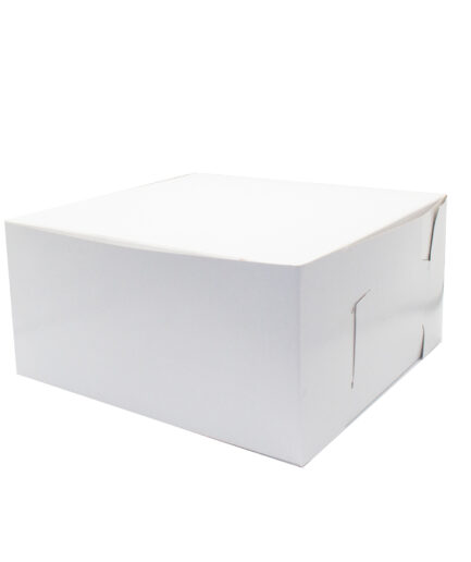 10" x 10" x 5" White Cake – Bakery Box