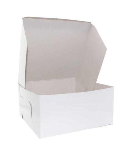 white bakery box for baked goods