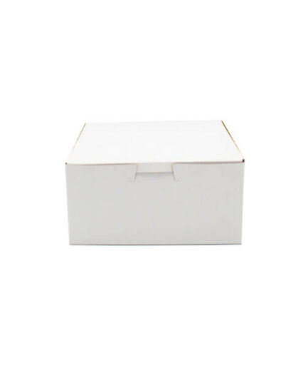 6" x 6" x 3" White Cake / Bakery Box - 250/Per Case