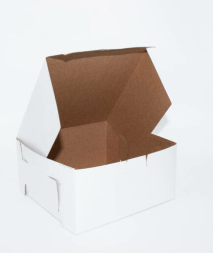 6" x 6" x 3" White Cake / Bakery Box - 250/Per Case