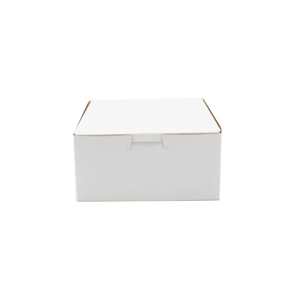 8" x 8" x 5" White Cake / Bakery Box