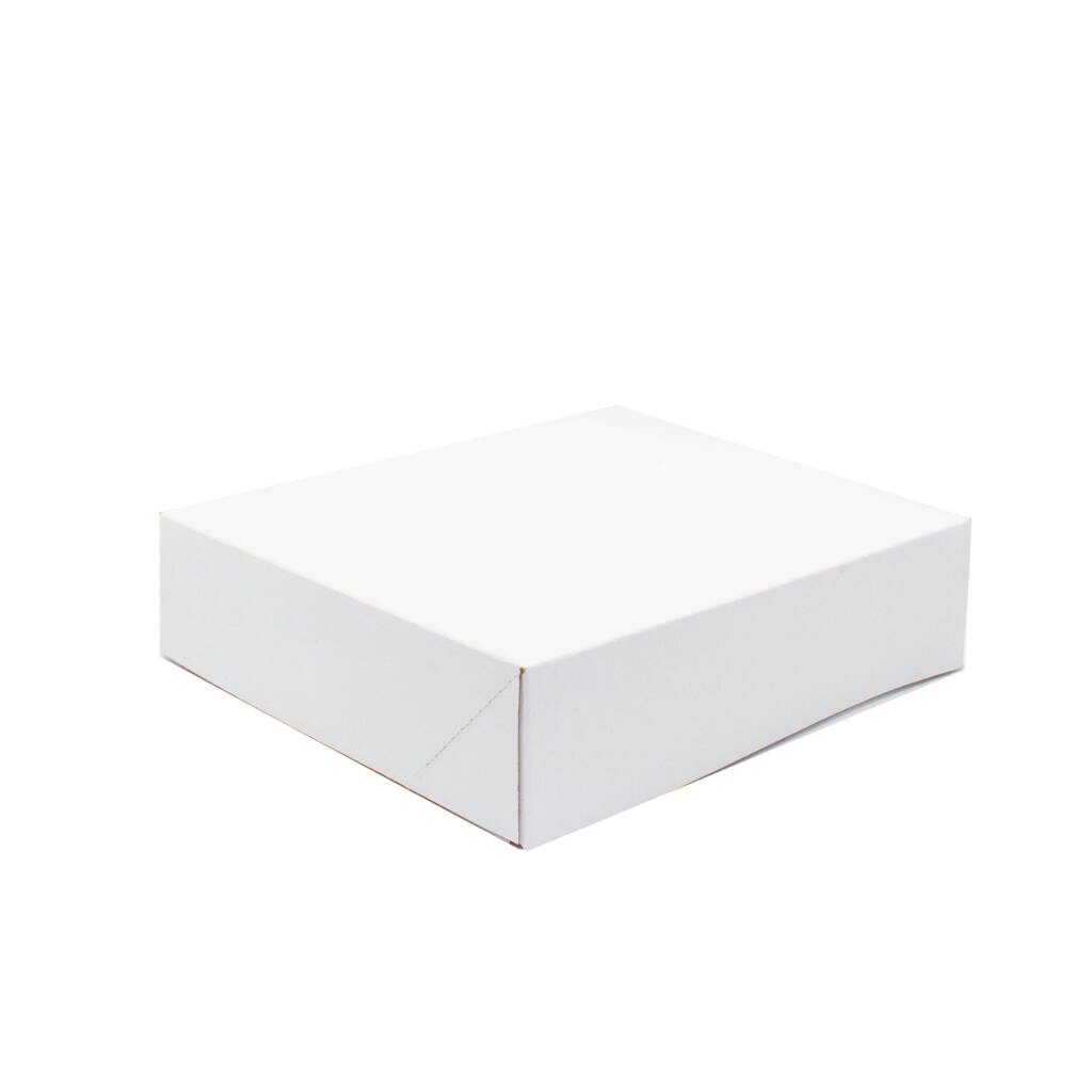 9" x 9" x 2.5" White Cake – Bakery Box