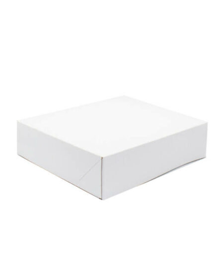 9" x 9" x 2.5" White Cake – Bakery Box