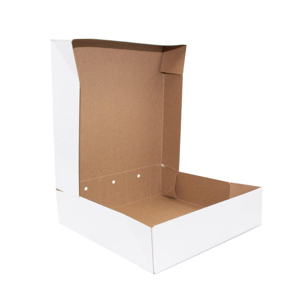 9" x 9" x 2.5" White Cake – Bakery Box